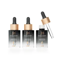 Custom 1 oz 2 oz Skincare High Quality Glass Bottle Dropper Luxury Black 30ml Hair Serum Dropper Bottle 50ml With Box