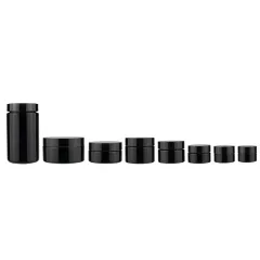 2oz 3oz Dark Violet UV Jar Smell Proof Storage Jar Stash Jar Container