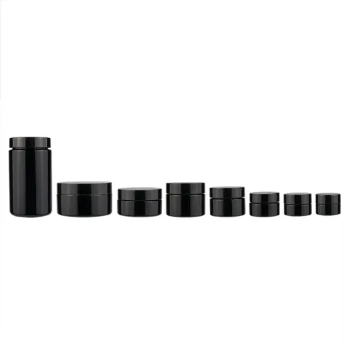 2oz 3oz Dark Violet UV Jar Smell Proof Storage Jar Stash Jar Container