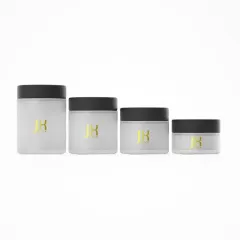 High quality empty glass bottle child resistant secret stash jar storage glass jars with child proof lid