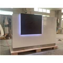 Led Reception Desk Beauty Salon Unique Design Small Reception Table