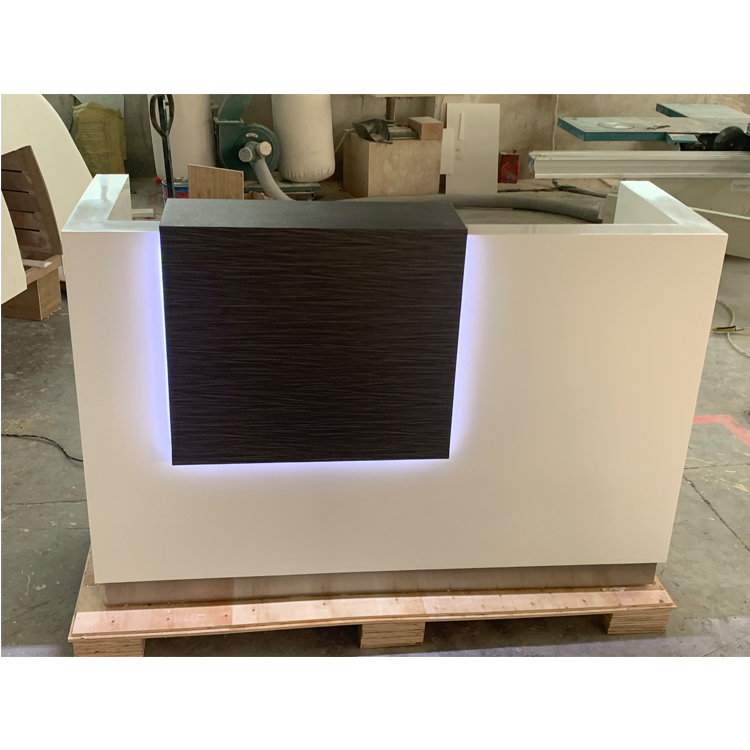 Led Reception Desk Beauty Salon Unique Design Small Reception Table