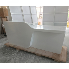 Hot Sale Salon Furniture Reception Desk Stone Service Counter