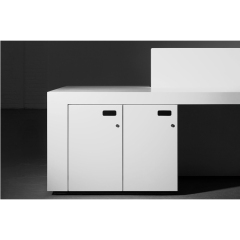 Simple Design China Beautiful Clinic Reception Desk for Two Persons
