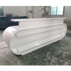 London Olympic Games Reception Desk Table Rounded Led Information Counter