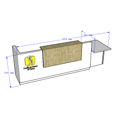 New Arrival The Disabled Hospital Reception Desk Led Logo