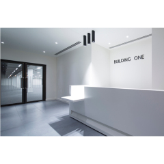 Simple Design China Beautiful Clinic Reception Desk for Two Persons