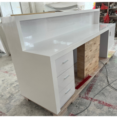 Portable Hotel Office Beauty Salon Clinic Standing Reception Desk Counter