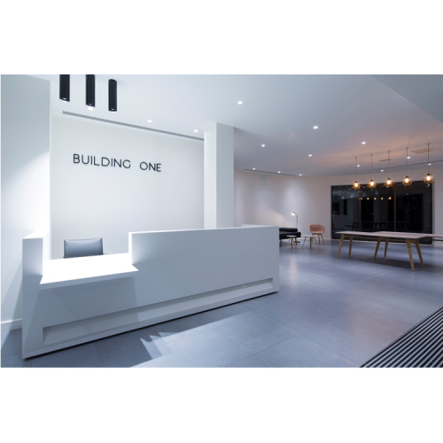 Simple Design China Beautiful Clinic Reception Desk for Two Persons