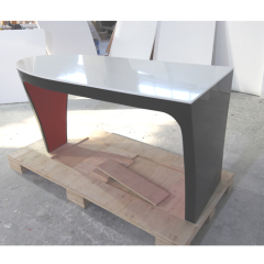 High-heeled Shoes Design Desk Model Office Table Boss Straight Long