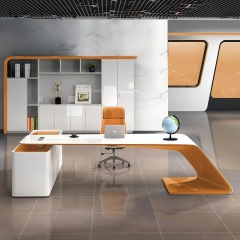 Large Size Modern Executive Desk High End Office Furniture Table