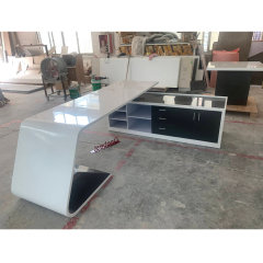 Large Size Modern Executive Desk High End Office Furniture Table
