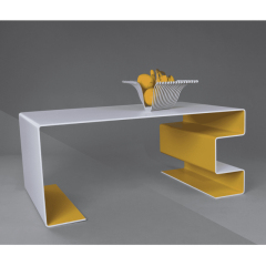 Amazing Design Solid Surface Boss Room Desk Simple Office Table
