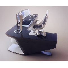 Luxury Design CEO Office Table Modern L Shape Executive Office Desk