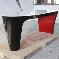 High-heeled Shoes Design Desk Model Office Table Boss Straight Long