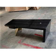 White and Gold Office Table Modern Office Furniture Desk