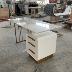 Cheap Cost Marble Work Table Home Office Stuff Desk