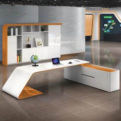 Large Size Modern Executive Desk High End Office Furniture Table