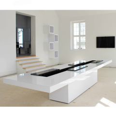 12 Person Conference Table Chairs Office Meeting Desk