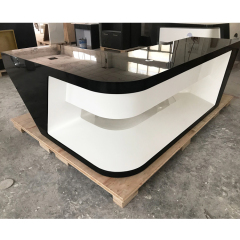 Luxury Design CEO Office Table Modern L Shape Executive Office Desk