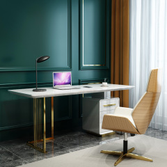 Cheap Cost Marble Work Table Home Office Stuff Desk