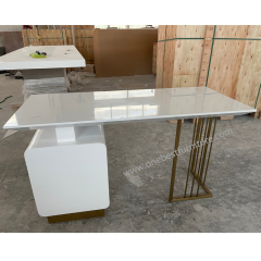 Cheap Cost Marble Work Table Home Office Stuff Desk