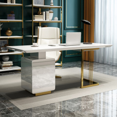 Cheap Cost Marble Work Table Home Office Stuff Desk