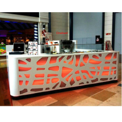 Translucent Stone Led Drink Counter Height Bar Stools