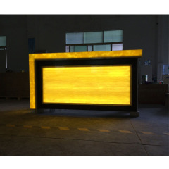 Luxury Corian Led Bar Counter Designs Hotel Front Bar Table