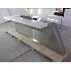 Metal Frame Foldable Conference Table Triangle Shape Meeting Desk