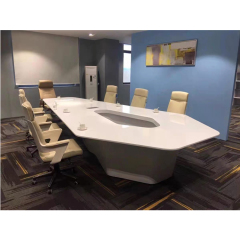 Luxury Design Wireless Conference Table Microphone Wooden Desk