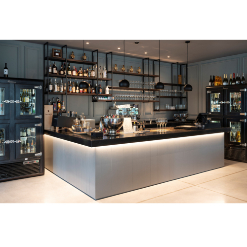 Marble Stone Counter Top Cake Shop Bar Counters with LED