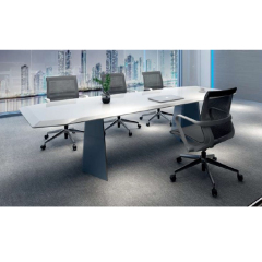 Hot Sale Solid Wood Conference Table with Wheels