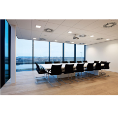 Latest Design Corian Marble Furniture Conference Table with Chairs