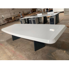 Hot Sale Solid Wood Conference Table with Wheels