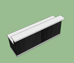 Small Bar Counters Normal Design Kitchen Furniture Brown Bar Counter