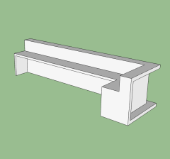Pure White Acrylic Solid Surface Cocktail Night Bar Counter
