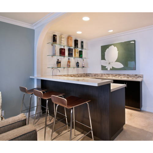 Small Bar Counters Normal Design Kitchen Furniture Brown Bar Counter