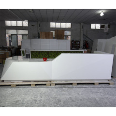 Beauty Dental Reception Desk Custom Measurement Nail Counter