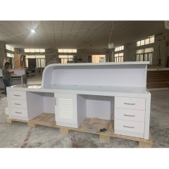 Salon Wedding Reception Desk Lighted Supermarket LED Counter