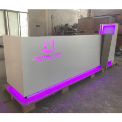 Foshan Factory Supply High Quality Reception Counter Front Desk