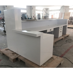 Foshan Factory Supply High Quality Reception Counter Front Desk