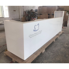 Foshan Factory Supply High Quality Reception Counter Front Desk