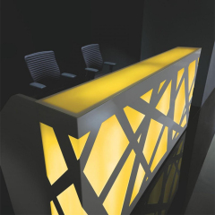 Industrial Design Bar Table Reception Desk Led Office Counter