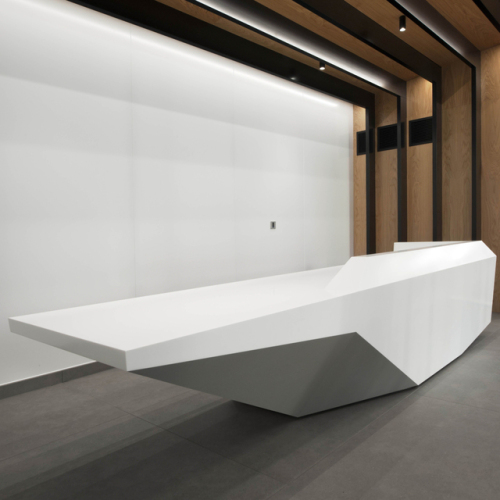 Marble Unique Spa Hotel Hospital Reception Area Desk Design