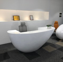 Egg Bowel Shape Front Desk Reception Counter Reliable Supplier