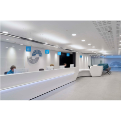 Big Measurements Commercial Furniture Decoration Salon Reception Desk
