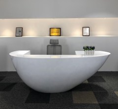 Egg Bowel Shape Front Desk Reception Counter Reliable Supplier