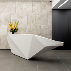 Marble Unique Spa Hotel Hospital Reception Area Desk Design