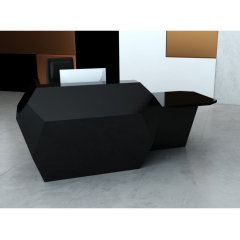 One Person Reception Table Luminous Mini Reception Desk